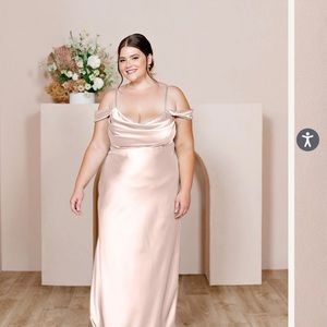 Selling NWT Revelry dress size 10 Blush color in Sienna style!